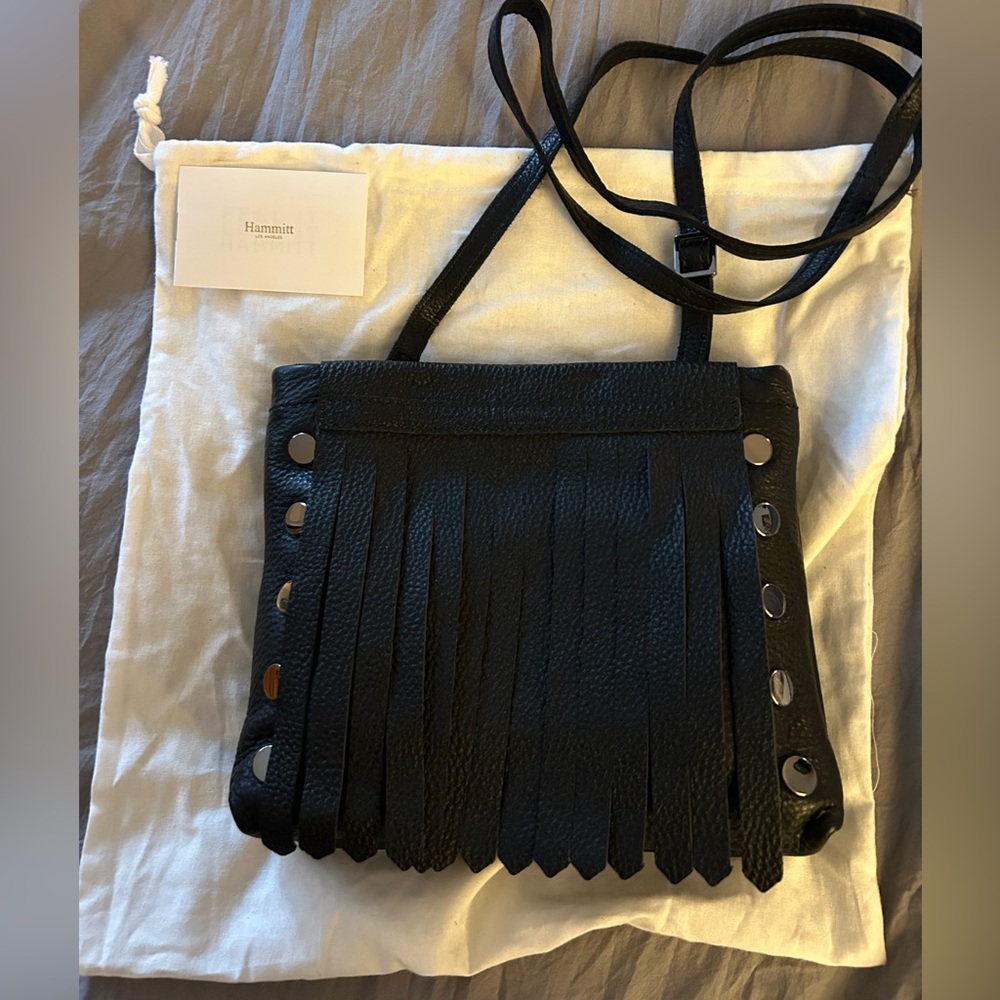Hammitt Black Fringe Crossbody Bag